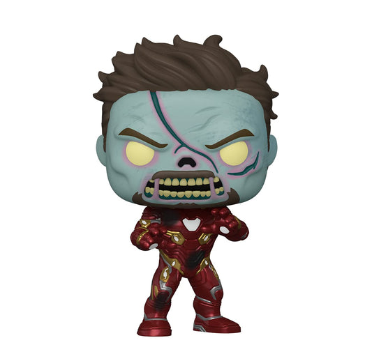 Funko POP! Marvel: What If? - Zombie Iron Man Exclusive [Glows in The Dark]