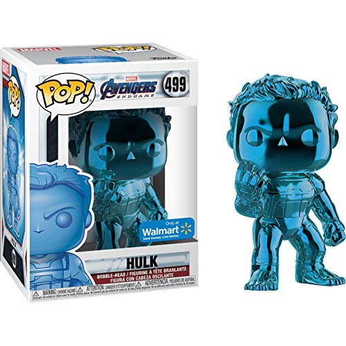 Funko POP! Marvel Avengers Endgame Hulk #499 [Blue Chrome] Exclusive