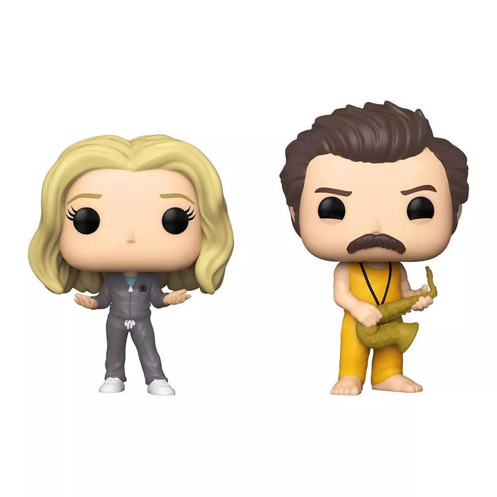 Funko POP! Television Parks and Recreation Locked in Ron & Leslie 2-Pack Exclusive
