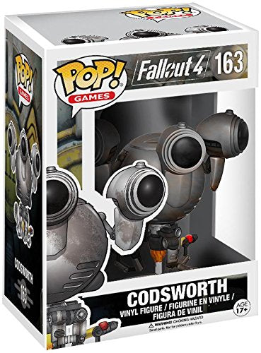 Funko POP! Games Fallout 4 Codsworth #163 Battle Damaged Exclusive