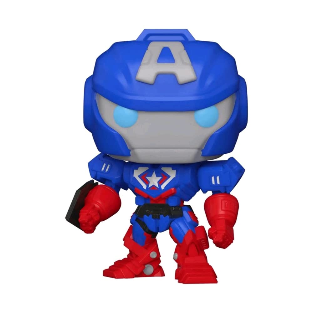 Funko POP! Marvel Avengers Mechstrike Captain America #829 [Glows in the Dark] Exclusive