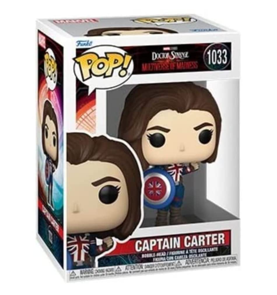 Funko POP! Marvel Studios Doctor Strange Multiverse of Madness Captain Carter #1033