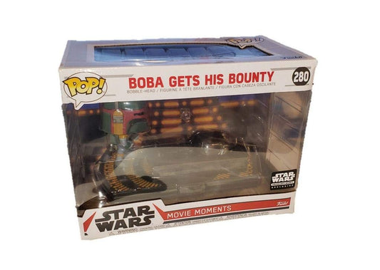 Funko POP! Movie Moments Star Wars #280 - Boba Gets His Bounty (Star Wars Smuggler's Bounty Exclusive)