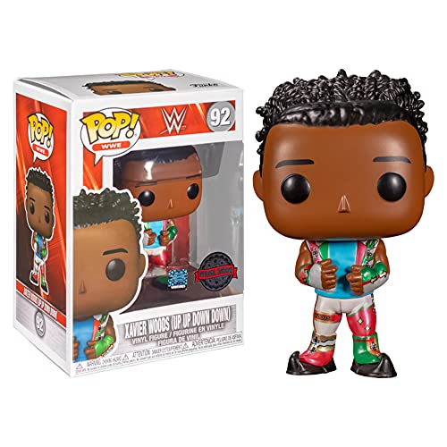 Funko POP! WWE Xavier Woods (Up Up Down Down) #92 [Metallic] Exclusive