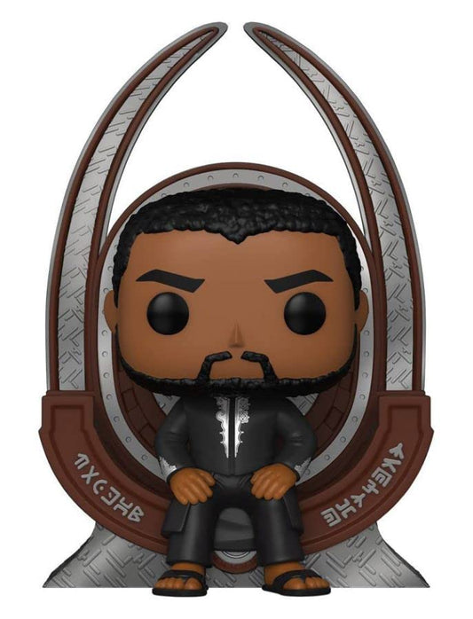 Funko POP! Marvel Deluxe Black Panther T'Challa On Throne #1113 Exclusive