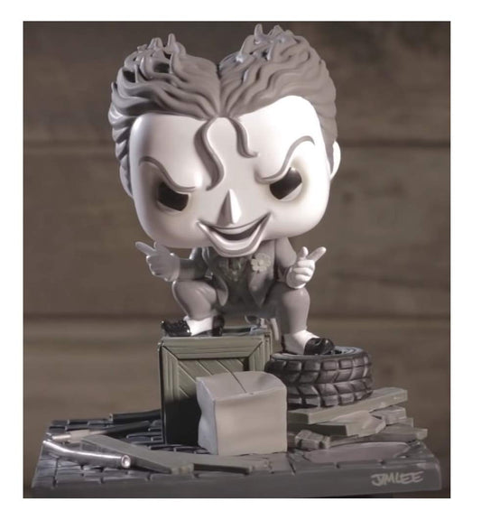 Funko POP! Heroes Deluxe DC Super Villains The Joker #240 [Hush, Black and White] Jim Lee Collection Exclusive