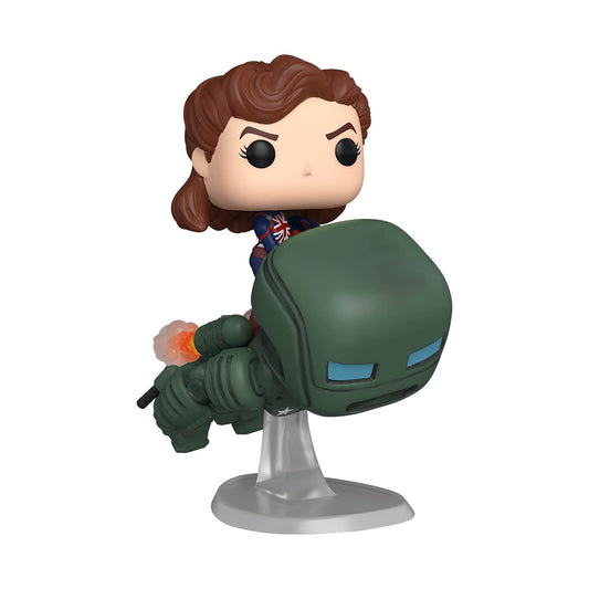 Funko POP! Deluxe Marvel What If' - Captain Carter Riding Hydrostomper, Year of The Shield Exclusive