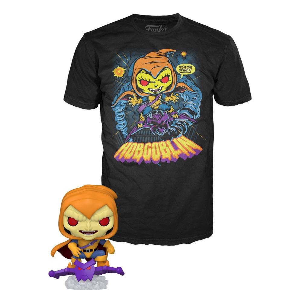 Funko POP! and Tee Marvel Hobgoblin [Glows in the Dark] with Size Large T-Shirt Collectors Box