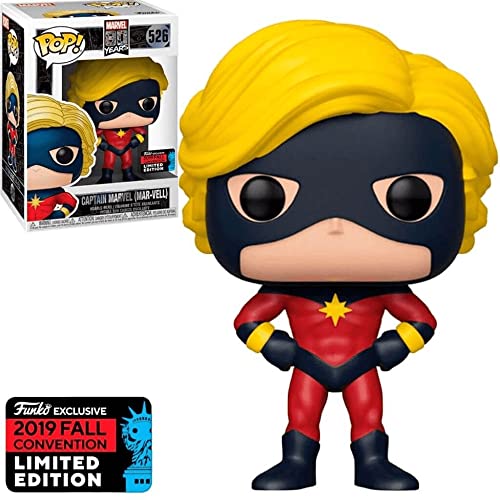 Funko POP! Marvel 80 Years First Apperance Captain Marvel Mar-Vell Shared Sticker Exclusive NYCC