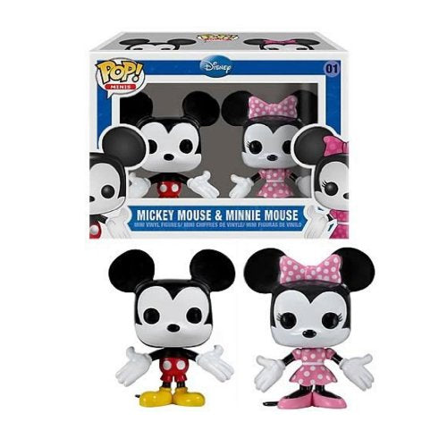Funko Mini Pop Figures - Mickey and Minnie Mouse