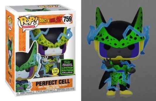 Funko POP! Animation Dragonball Z Perfect Cell GITD #759 SHARED Spring Convention Exclusive