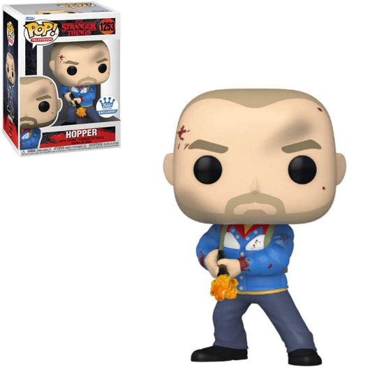 Funko POP! Television Stranger Things Hopper #1253 [with Flamethrower] Funko Shop Exclusive