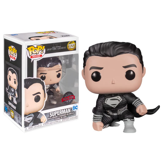 Funko POP! DC Heroes Zach Snyder's Justice League Superman #1127 [Black Suit] Exclusive