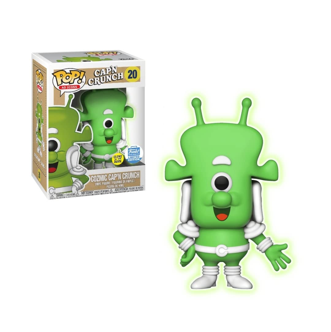 Funko POP! Ad Icons 20 Cozmic Cap'n Crunch Limited Edition Glow in The Dark Exclusive