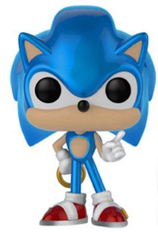 Funko POP! Games Sonic with Ring (Metallic) Gamestop Exclusive