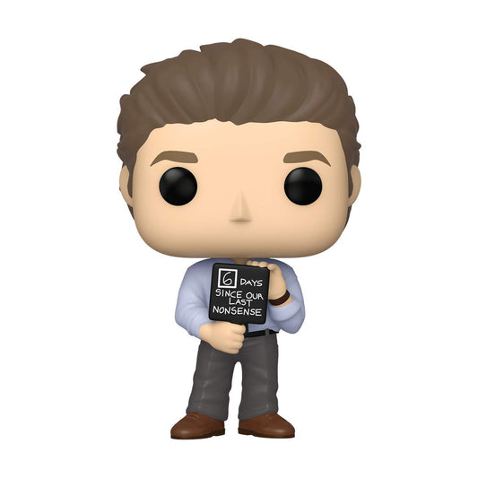 Funko POP! Television The Office - Jim with Nonsense Sign Blue