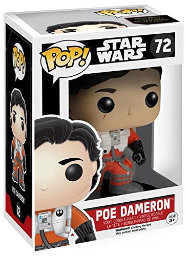 Funko POP! Star Wars The Force Awakens Poe Dameron No Helmet 72 Exclusive