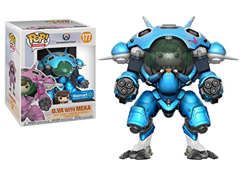 Funko POP! Games Overwatch D.Va with Meka (Blueberry) 6-inch Exclusive