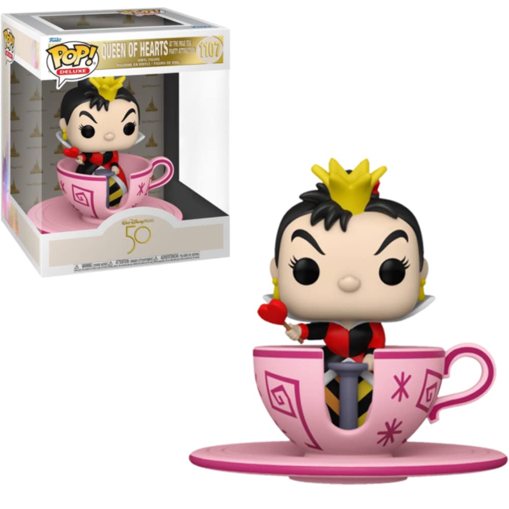 Funko POP! Deluxe Disney Queen of Hearts at the Mad Tea Party Attraction #1107