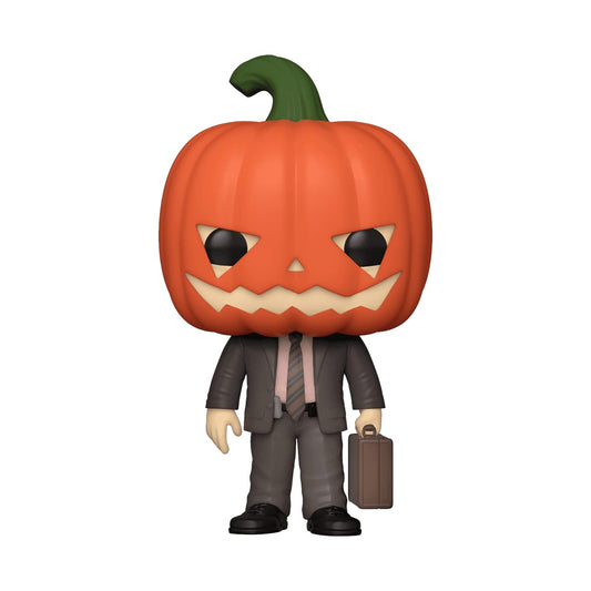 Funko POP! The Office - Dwight Schrute with Pumpkinhead, Multicolor (57393) #1171