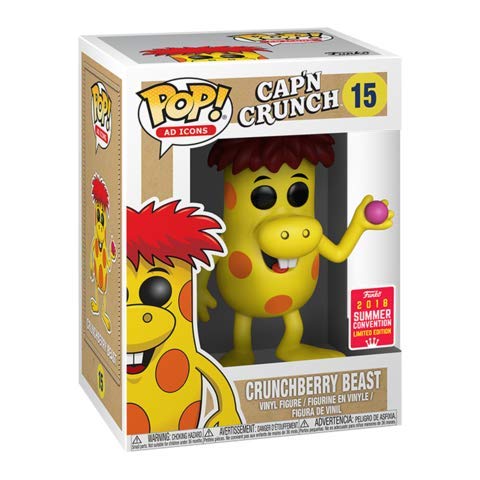 Funko POP! Ad Icons Cap'n Crunch Crunchberry Beast #15 Limited Edition Shared Summer Convention Exclusive