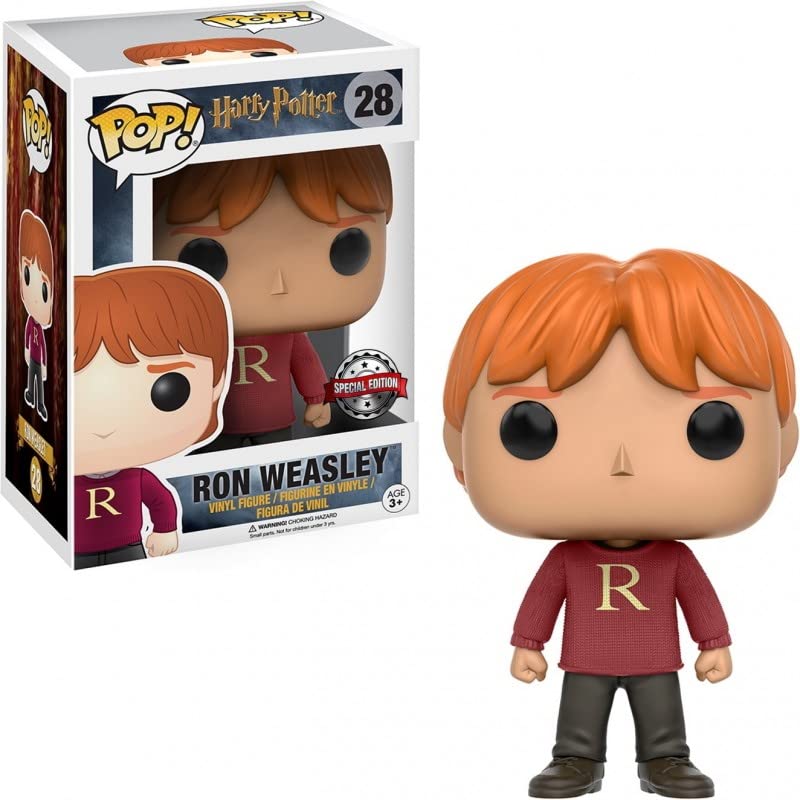 Funko POP! Harry Potter Ron Weasley [Sweater] #28 Hot Topic Exclusive