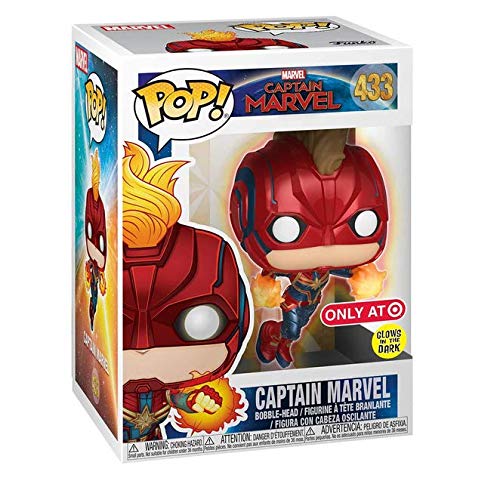 Funko POP! Marvel Captain Marvel #433 Glow in The Dark Exclusive