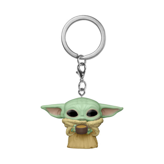 Funko Pocket POP! Keychain The Mandalorian - The Child with Cup