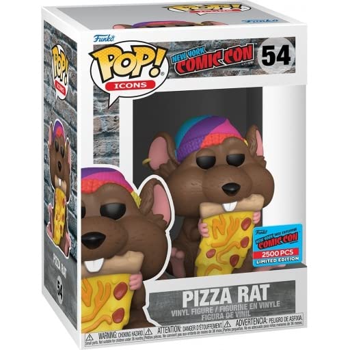 Funko POP! Icons New York Comic Con Pizza Rat #54 LE 2500 Exclusive