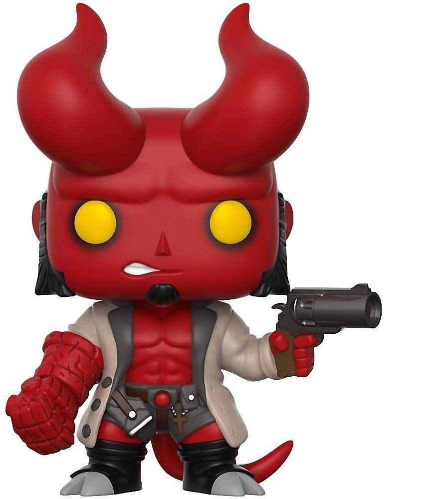 Funko POP! Comics CHASE Hellboy with Horns [POP! Protector]