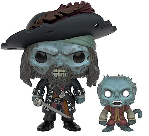 Funko POP! Disney Pirates of the Caribbean Cursed Barbossa #208 [with Monkey] Exclusive