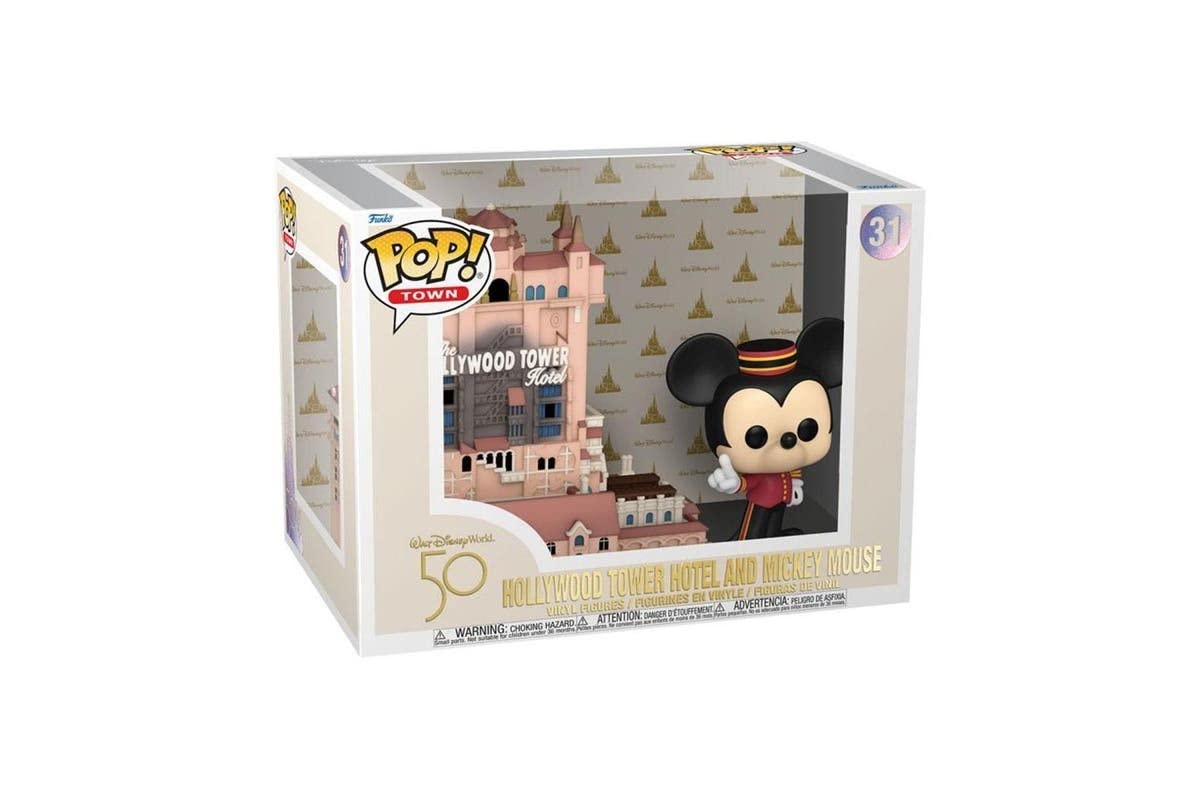 Funko POP! Town Disney Walt Disney World 50th Anniversary - Hollywood Tower Hotel with Mickey Mouse #31