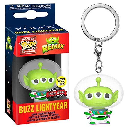 Funko Pocket POP! Keychain Alien Remix Buzz Lightyear [Glows in the Dark] Exclusive