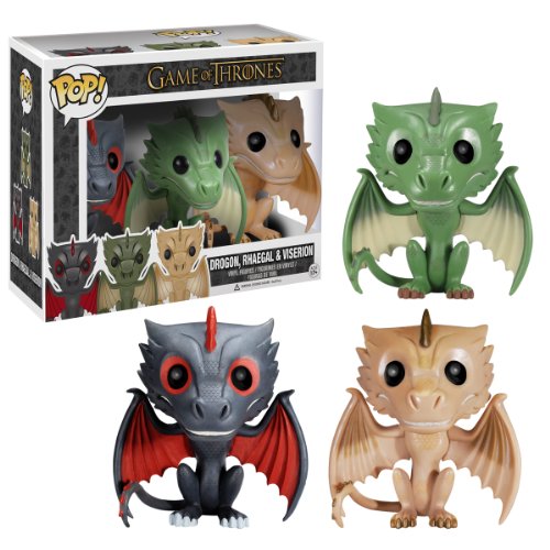 Funko POP! Game of Thrones Drogon, Rhaegael & Viserion 3-Pack