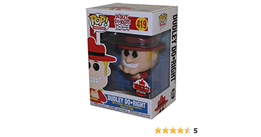 Funko POP! Animation Dudley Do-Right #419 Canadian Convention Exclusive 2018