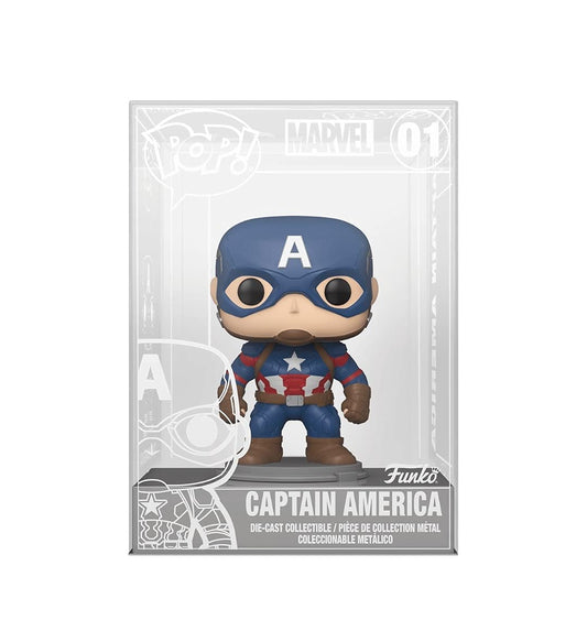 Funko POP! Marvel Die-Cast Captain America #01