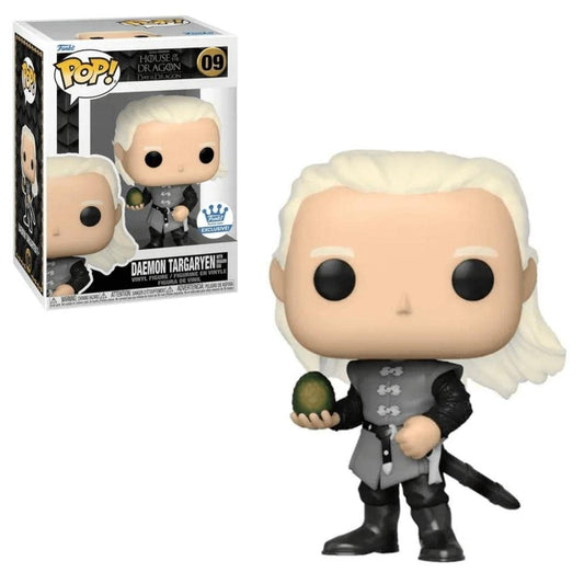 Funko POP! House of the Dragon Daemon Targaryen with Dragon Egg #09 Funko Shop Exclusive