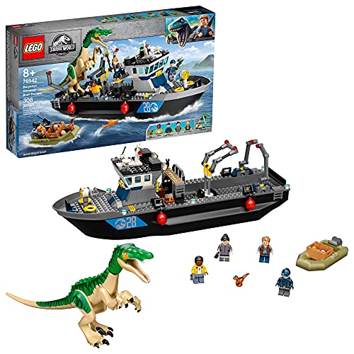 LEGO Jurassic World Baryonyx Dinosaur Boat Escape 76942