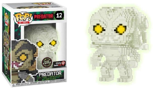 Funko POP! 8-Bit Predator CHASE Predator #12 [Glows in the Dark] Exclusive