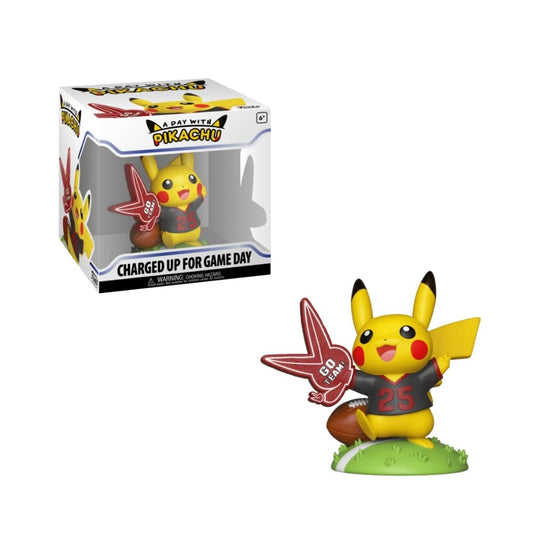 Funko Pokemon A Day with Pikachu Figure - Charged Up for Game Day