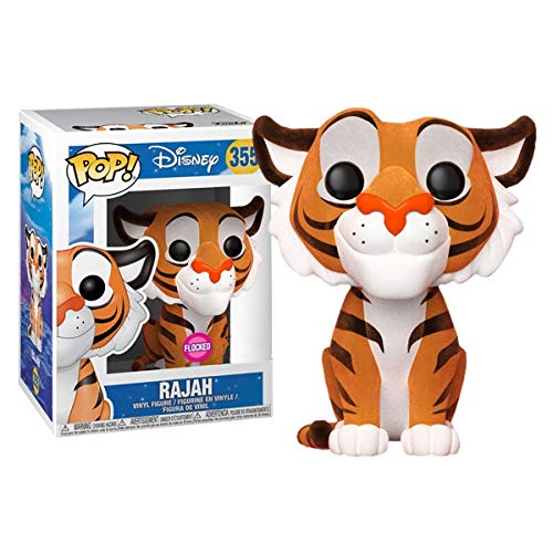 Funko POP! Disney Aladdin Rajah #355 [Flocked] Exclusive
