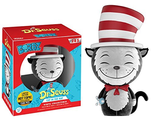 Funko Dorbz Flocked Cat In The Hat Hot Topic Exclusive