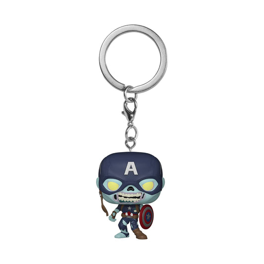 Funko Pocket POP! Keychain: What If? - Zombie Captain America S2- Keychain 1