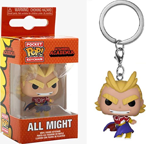 Funko POP! Keychain Animation: My Hero Academia - All Might (Silver Age)