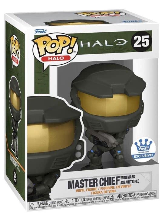 Funko POP! Halo Master Chief with MA5B Assault Rifle #25 Funko Shop Exclusive