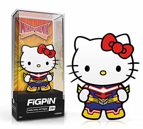 FiGPiN Sanrio My Hero Academia x Hello Kitty and Friends - Hello Kitty All Might #391