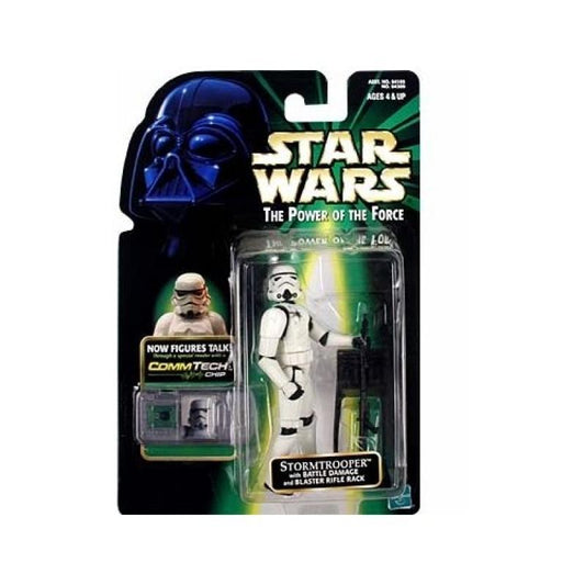 Star Wars Power of the Force Comm Tech Stormtrooper Action Figure