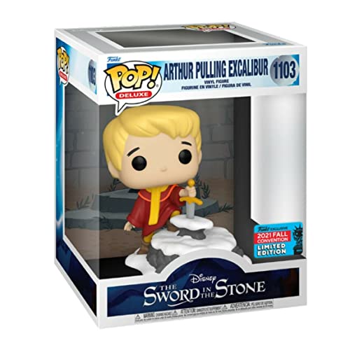 Funko POP! Deluxe Disney Sword in the Stone Deluxe Arthur Pulling Excalibur #1103 Exclusive