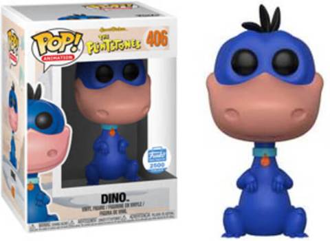 Funko POP! Animation Hanna Barbera The Flintstones Dino #406 [Blue] LE 2500 Exclusive