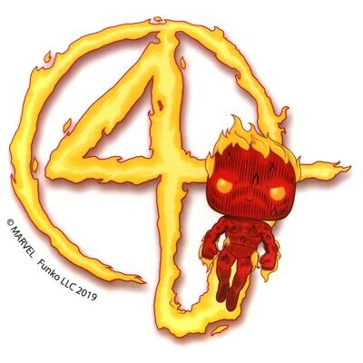 Funko Marvel Fantastic Four Human Torch 3-Inch Sticker